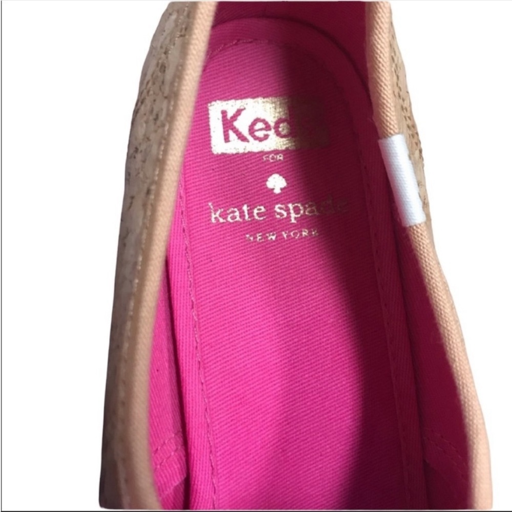 Keds Kate Spade corky lipstick pink sneakers. Size 7.5 - Picture 9 of 10
